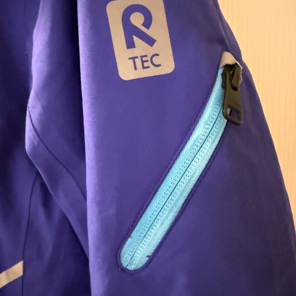 Blue-violet Reima Tec Ski Jacket, boy/girl 13-14 Years - Picture 10 of 10
